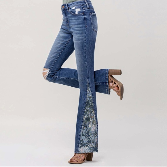 Vervet High Rise Stretch Flare Jeans - Picture 6 of 12